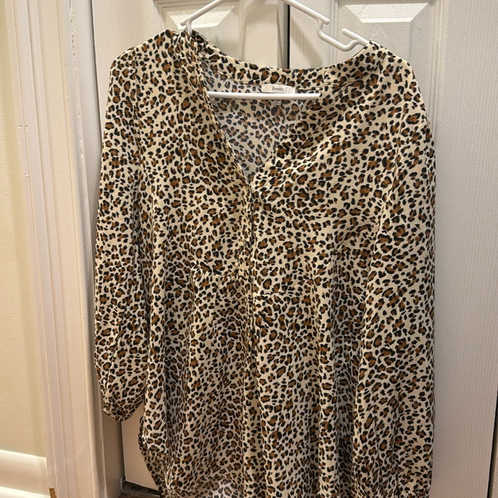 Jodifl LongSleeved Blouse Cheetah print size small